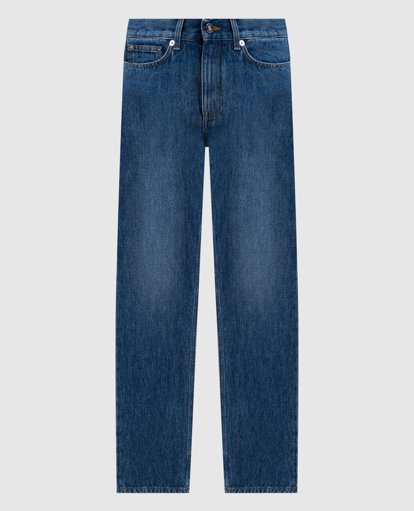 Сині джинси з патчем логотипа