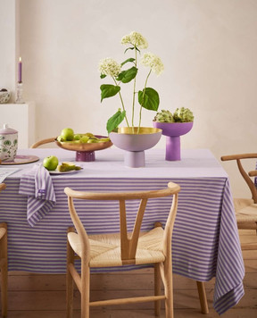 New Edition Фіолетова скатертина Stripes з логотипом 51035074