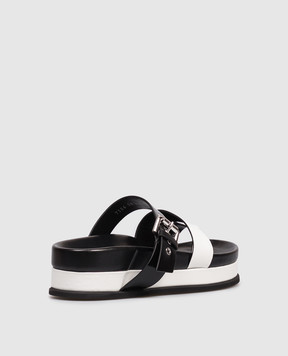 Premiata Кожаные глянцевые шлепанцы M7386