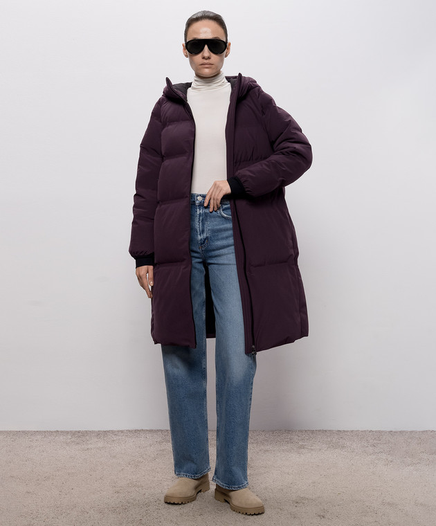 Herno Фиолетовый пуховик PI002239D12590SZ изображение 2