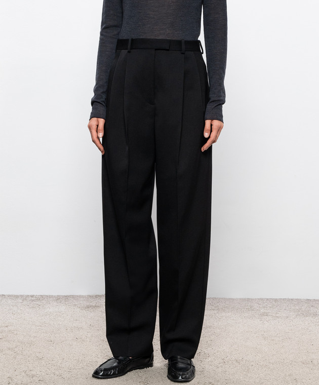 Givenchy Черные брюки из шерсти BW51AH167D изображение 3