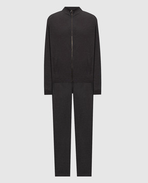 Stefano Ricci Серый спортивный костюм из кашемира W505023R31W26302P3D