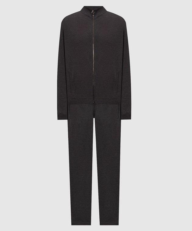 Stefano Ricci Серый спортивный костюм из кашемира W505023R31W26302P3D