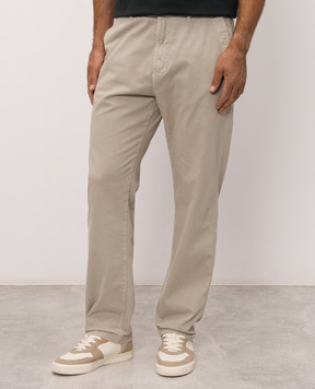 Stone Island Бежеві штани з нашивкою логотипа L2S153100030S00L1