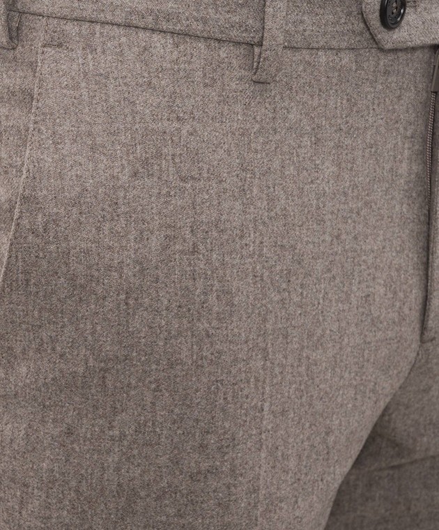 Brunello Cucinelli Сірі штани з вовни M038PI1770 зображення 5