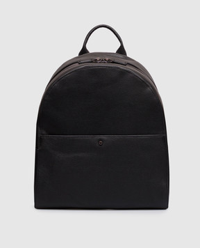 Gianni Chiarini Чорний шкіряний рюкзак ZNUB20635GRNCRV