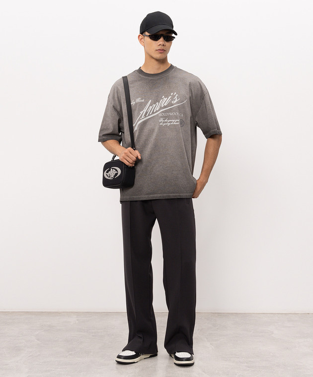 AMIRI Сіра футболка QUALITY GOODS AMTOJR1194 зображення 2