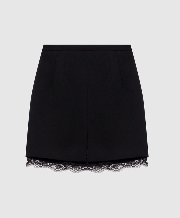 Dolce&Gabbana Черная юбка из шерсти F4BS7TFU2L8