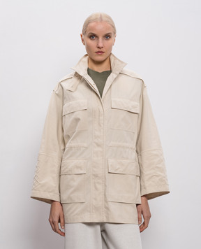 Brunello Cucinelli Бежева куртка MH5397641