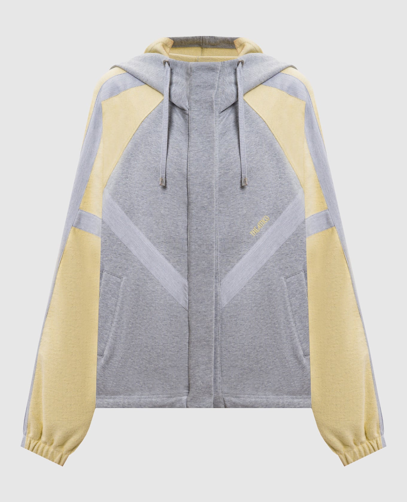 Сіра меланжева спортивна куртка