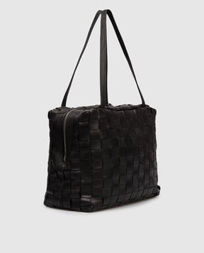 The Row Чорна плетена сумка-тоут Henri W1899L637