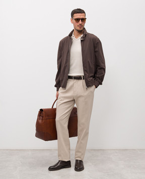 Brunello Cucinelli Белое поло M29800145