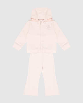 Moncler ENFANT Детский розовый костюм с логотипом L29518M0000889B9Y