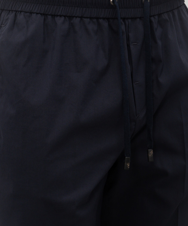 Peserico Сині штани з нашивкою логотипа R5423400029 зображення 4