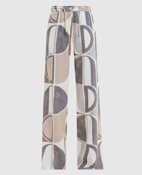 Marco Pescarolo Брюки из шелка Fency FENCYD5390