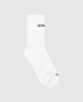 Vetements Белые носки с узором логотипа UH27S0300W