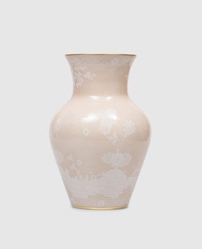 Ginori 1735 Бежевая фарфоровая ваза MING 016RG02FG6132LX0250