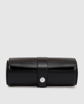 Brunello Cucinelli Чорний шкіряний футляр для годинників MWRLBU161