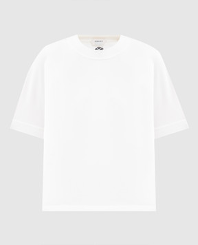 Versace Біла футболка з вишивкою 10236941A17888