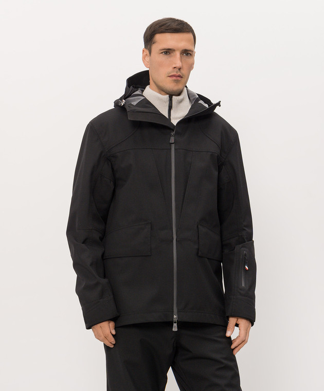 Moncler Grenoble Чорна гірськолижна куртка L20971A00001599WX зображення 3
