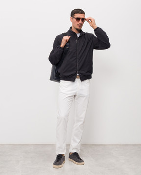 Peserico Белая футболка с окантовкой R59495F149173T