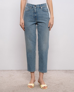 Peserico Блакитні джинси з ефектом потертості A04525L87Q04291