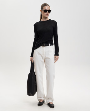 The Row Чорний джемпер Amia з кашеміру 10450K52