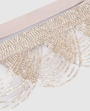 Max & Co Сріблястий пояс з бісеру ABETE MCAABETE