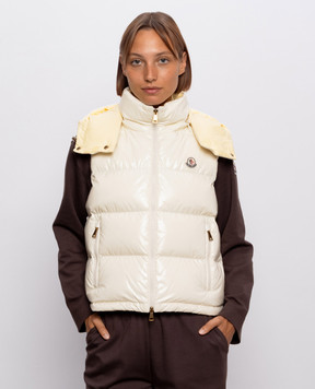 Moncler Пуховой жилет Niverolle цвета айвори L20931A00005597EU