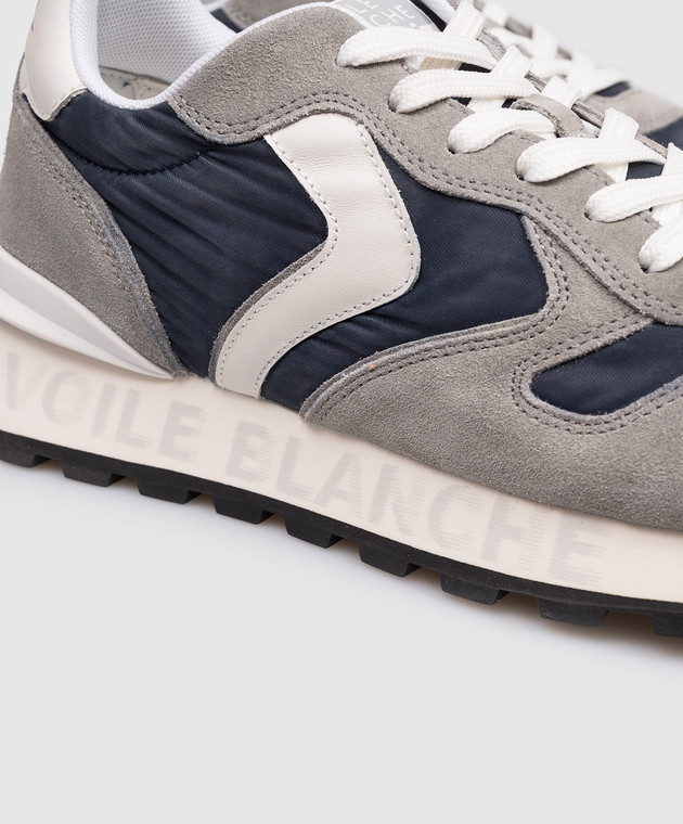 Voile Blanche Серые комбинированные кроссовки Paris Race 0012018546012C22 изображение 5