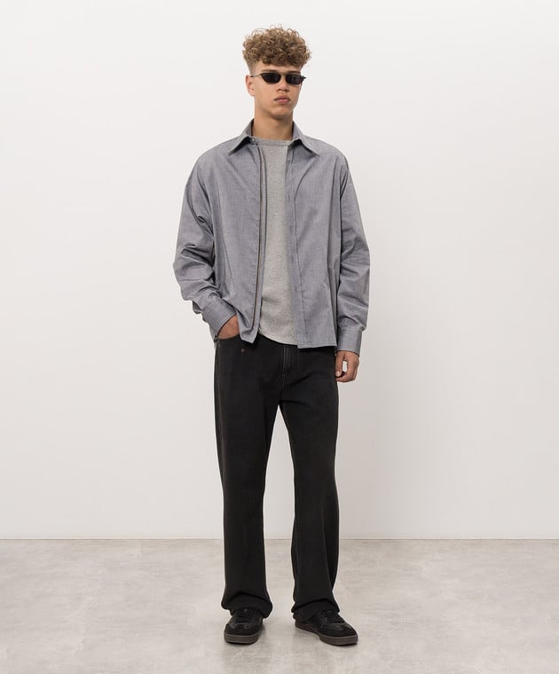 Maison Margiela MM6 Черные джинсы с нашивкой логотипа SH0LA0040M30064 изображение 2