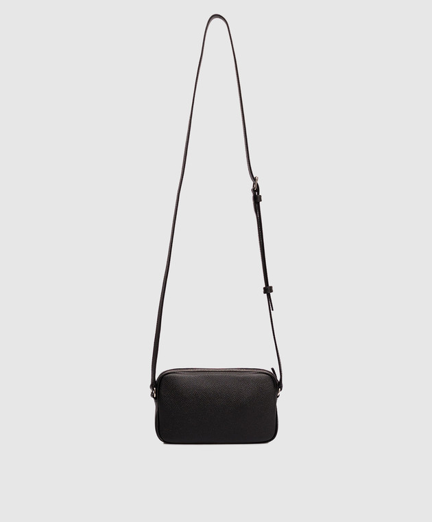 Valentino Чорна шкіряна сумка VLogo 9Y2P0AW7UAG зображення 4