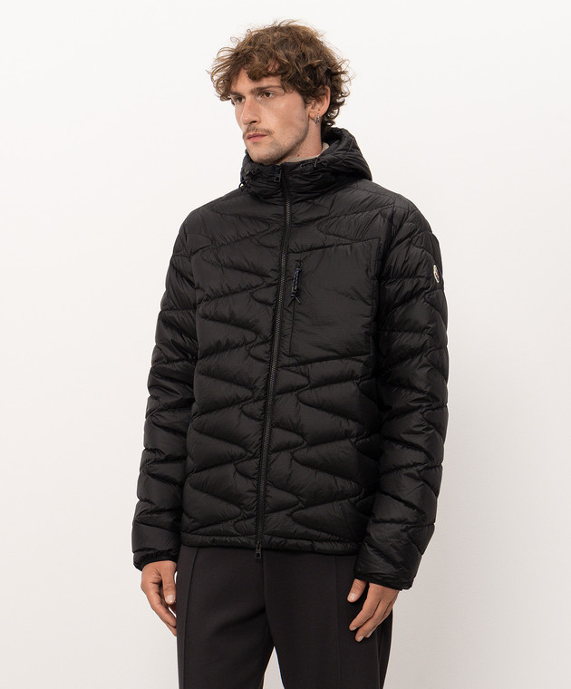 Moncler Черная пуховая куртка Tidone L20911A00087597SN изображение 3