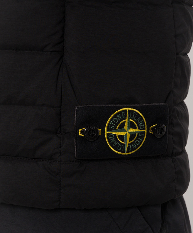 Stone Island Чорний пуховий жилет L2S15G100011S0183 зображення 5