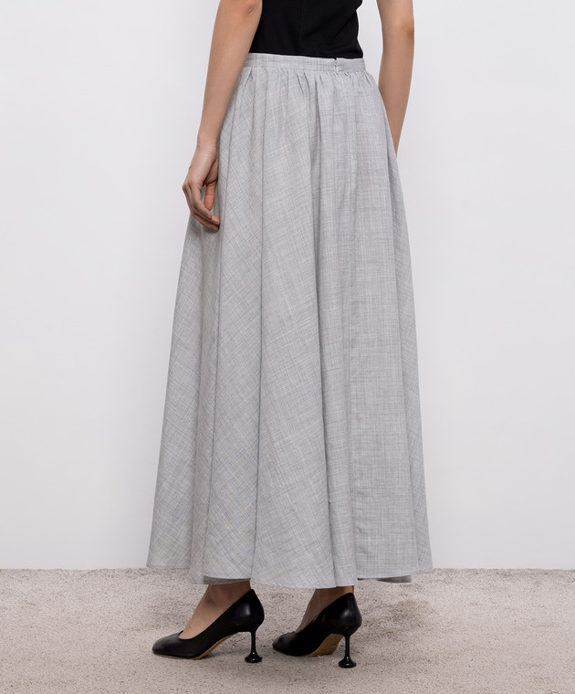 Intoca Серая юбка с рамой 261RAPSKL1304 изображение 4