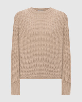 Allude Бежевий светр з кашеміру та шовку 26577091