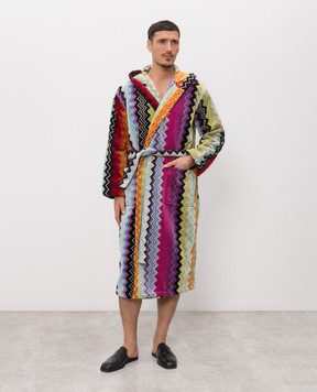 Missoni Home Махровий подовжений халат Giacomo у візерунок 1G3AC99708