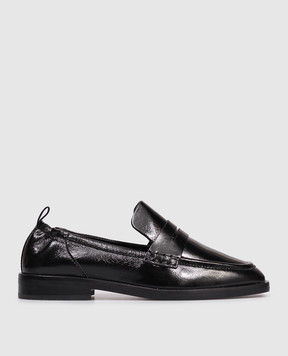 3.1 Phillip Lim Черные кожаные лакированные лоферы Alexa SF23T894PAH