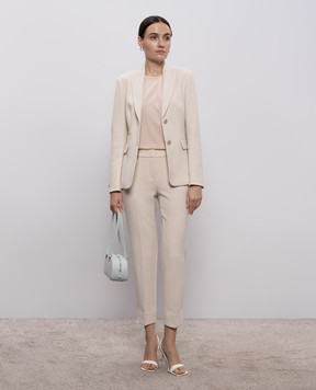 Peserico Бежеві штани з патчем A0471801916