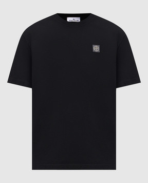 Stone Island Черная футболка с нашивкой логотипа L1S152100030S0115