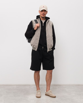 Brunello Cucinelli Чорна спортивна куртка MW8639069G