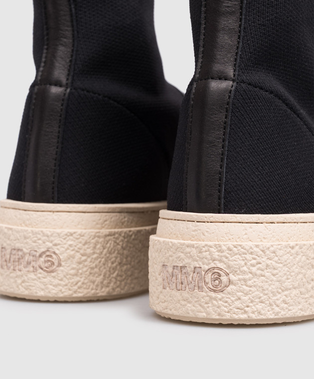 Maison Margiela MM6 Чорні комбціновані снокери 839283640 зображення 5