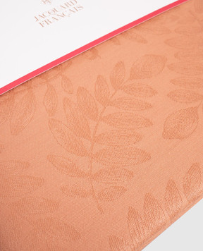 Le Jacquard Fraincais Помаранчева скатертина Vegetal mood з бавовни 31499