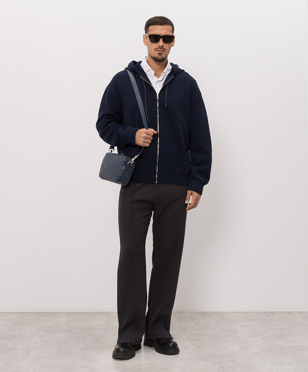 Bottega Veneta Синя спортивна куртка 873778V6MT0 зображення 2