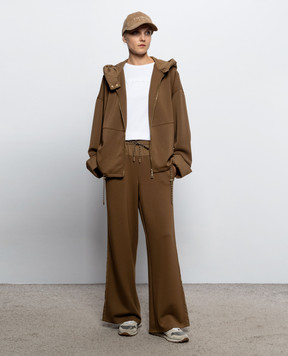 Twinset Коричневая спортивная куртка 262LI2LAA