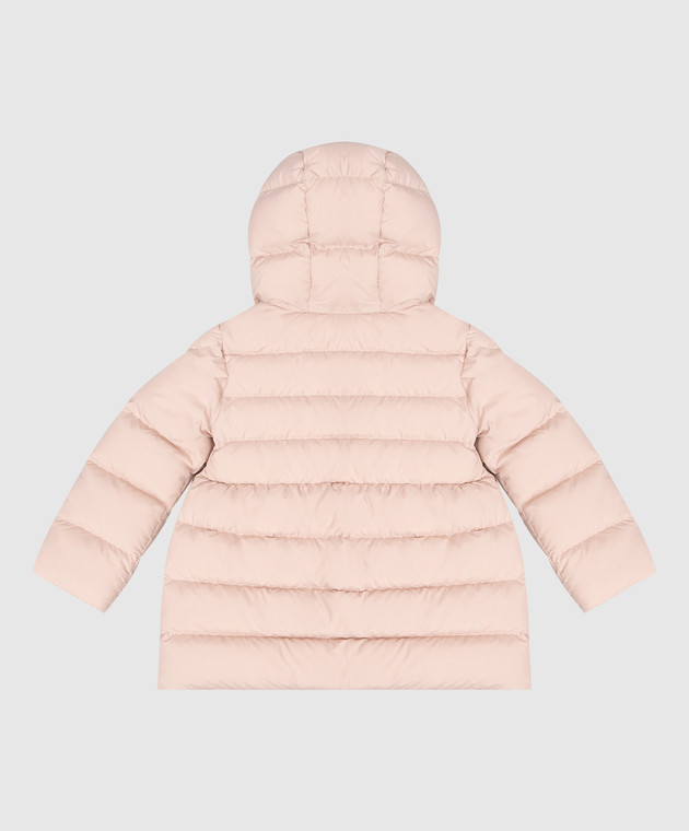 Moncler ENFANT Дитячий бежевий пуховик Charlotte L29511C00003597YW зображення 2