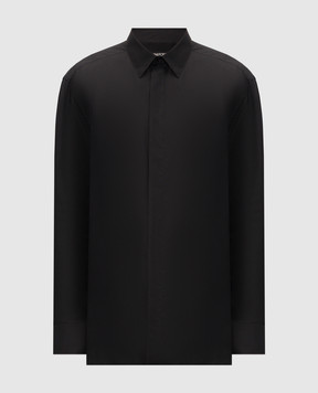 Tom Ford Чорна сорочка з шовком HRBF03SUS03