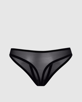 Wolford Чорні трусики-тонг 4W2313