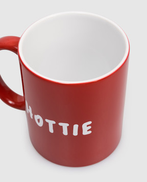Max & Co Червона керамічна чашка з написом Hottie MCLSCOUT