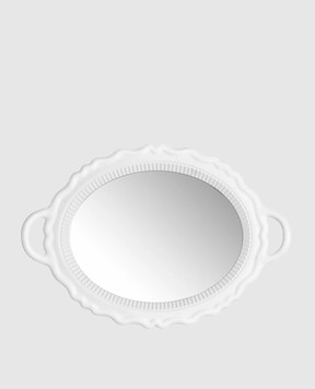 Qeeboo Біле настінне дзеркало Plateau Miroir 41001WH